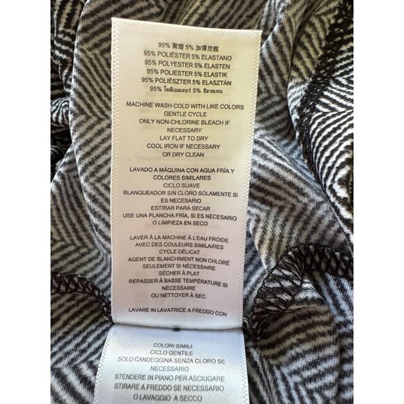 MICHAEL Michael Kors Herringbone-Print Matte-Jersey Dress, Women's Size L - Picture 12 of 12